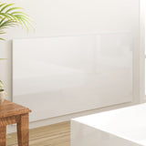 NNEVL Bed Headboard High Gloss White 160x1.5x80 cm Engineered Wood