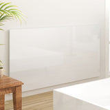 NNEVL Bed Headboard High Gloss White 160x1.5x80 cm Engineered Wood