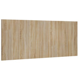 NNEVL Bed Headboard Sonoma Oak 200x1.5x80 cm Engineered Wood