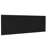 NNEVL Wall Headboard Black 240x1.5x80 cm Engineered Wood