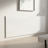 NNEVL Wall Headboard High Gloss White 240x1.5x80 cm Engineered Wood