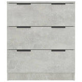 NNEVL Sideboard Concrete Grey 60x30x70 cm Engineered Wood