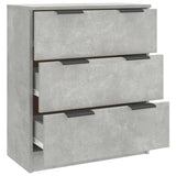 NNEVL Sideboard Concrete Grey 60x30x70 cm Engineered Wood