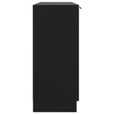 NNEVL Sideboard Black 90.5x30x70 cm Engineered Wood