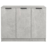 NNEVL Sideboard Concrete Grey 90.5x30x70 cm Engineered Wood