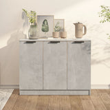 NNEVL Sideboard Concrete Grey 90.5x30x70 cm Engineered Wood