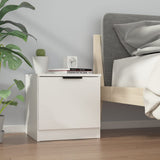 NNEVL Bedside Cabinet White 40x39x40 cm