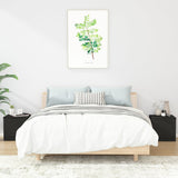 NNEVL Bedside Cabinets 2 pcs Black 40x39x40 cm