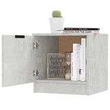 NNEVL Bedside Cabinet Concrete Grey 40x39x40 cm
