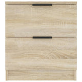 NNEVL Bedside Cabinet Sonoma Oak Engineered Wood