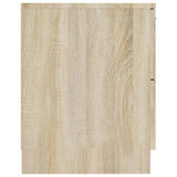 NNEVL Bedside Cabinet Sonoma Oak Engineered Wood