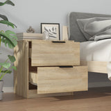 NNEVL Bedside Cabinet Sonoma Oak Engineered Wood