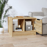 NNEVL Coffee Table Sonoma Oak 50x50x36 cm Engineered Wood