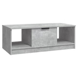 NNEVL Coffee Table Concrete Grey 102x50x36 cm Engineered Wood