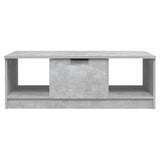 NNEVL Coffee Table Concrete Grey 102x50x36 cm Engineered Wood