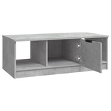 NNEVL Coffee Table Concrete Grey 102x50x36 cm Engineered Wood
