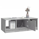 NNEVL Coffee Table Concrete Grey 102x50x36 cm Engineered Wood