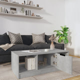 NNEVL Coffee Table Concrete Grey 102x50x36 cm Engineered Wood