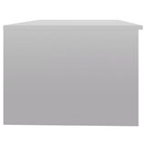 NNEVL Coffee Table High Gloss White 102x50x36 cm Engineered Wood