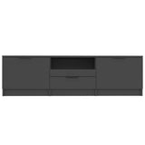 NNEVL TV Cabinet Black 140x35x40 cm Engineered Wood