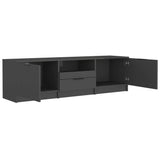 NNEVL TV Cabinet Black 140x35x40 cm Engineered Wood