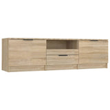 NNEVL TV Cabinet Sonoma Oak 140x35x40 cm Engineered Wood