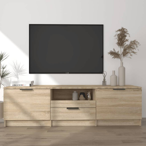 NNEVL TV Cabinet Sonoma Oak 140x35x40 cm Engineered Wood