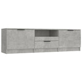 NNEVL TV Cabinet Concrete Grey 140x35x40 cm Engineered Wood