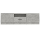NNEVL TV Cabinet Concrete Grey 140x35x40 cm Engineered Wood