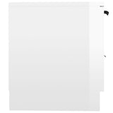 NNEVL TV Cabinet High Gloss White 140x35x40 cm Engineered Wood