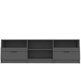 NNEVL TV Cabinet Black 150x33.5x45 cm Engineered Wood