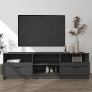 NNEVL TV Cabinet Black 150x33.5x45 cm Engineered Wood