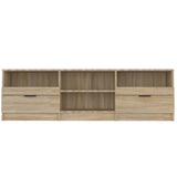 NNEVL TV Cabinet Sonoma Oak 150x33.5x45 cm Engineered Wood