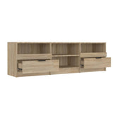 NNEVL TV Cabinet Sonoma Oak 150x33.5x45 cm Engineered Wood