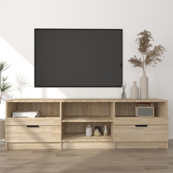 NNEVL TV Cabinet Sonoma Oak 150x33.5x45 cm Engineered Wood