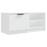 NNEVL TV Cabinet White 80x35x36.5 cm Engineered Wood