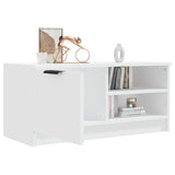 NNEVL TV Cabinet White 80x35x36.5 cm Engineered Wood