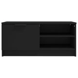 NNEVL TV Cabinets 2 pcs Black 80x35x36.5 cm Engineered Wood