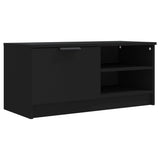 NNEVL TV Cabinets 2 pcs Black 80x35x36.5 cm Engineered Wood