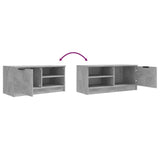 NNEVL TV Cabinet Concrete Grey 80x35x36.5 cm Engineered Wood