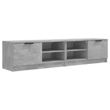 NNEVL TV Cabinets 2 pcs Concrete Grey 80x35x36.5 cm Engineered Wood