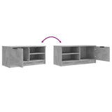 NNEVL TV Cabinets 2 pcs Concrete Grey 80x35x36.5 cm Engineered Wood