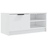 NNEVL TV Cabinets 2 pcs High Gloss White 80x35x36.5cm Engineered Wood