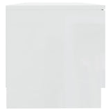 NNEVL TV Cabinets 2 pcs High Gloss White 80x35x36.5cm Engineered Wood