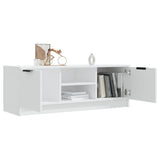 NNEVL TV Cabinet White 102x35x36.5 cm Engineered Wood