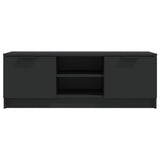 NNEVL TV Cabinet Black 102x35x36.5 cm Engineered Wood