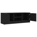 NNEVL TV Cabinet Black 102x35x36.5 cm Engineered Wood