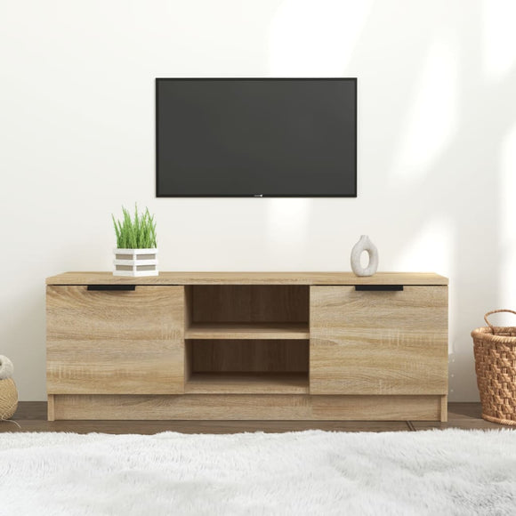 NNEVL TV Cabinet Sonoma Oak 102x35x36.5 cm Engineered Wood