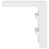 NNEVL Wall Bar Table White 102x45x103.5 cm Engineered Wood