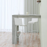 NNEVL Wall Bar Table Concrete Grey 102x45x103.5 cm Engineered Wood